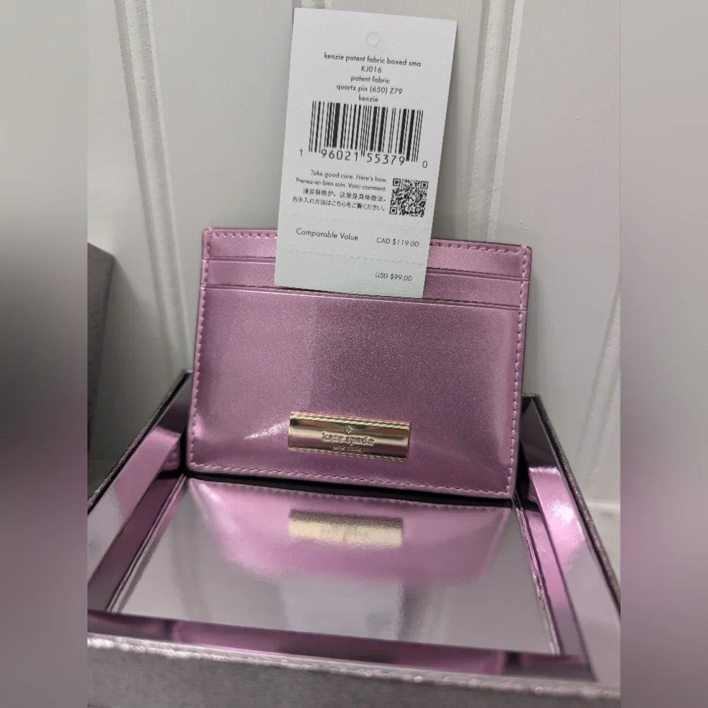 Kate Spade Iridescent Pink Card Case - #2